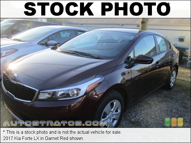 Stock photo for this 2017 Kia Forte  2.0 Liter DOHC 16-Valve D-CVVT 4 Cylinder 6 Speed Automatic