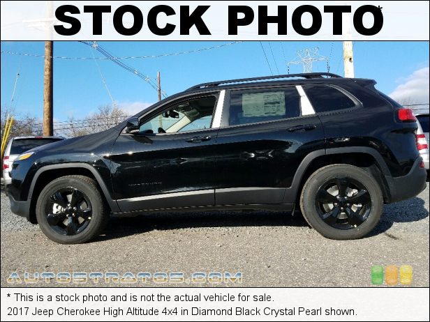 Stock photo for this 2017 Jeep Cherokee 4x4 2.4 Liter DOHC 16-Valve VVT 4 Cylinder 9 Speed Automatic
