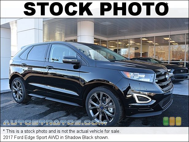 Stock photo for this 2017 Ford Edge Sport AWD 2.7 Liter DI Turbocharged DOHC 24-Valve EcoBoost V6 6 Speed SelectShift Automatic