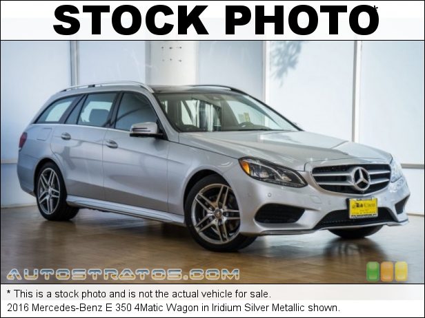 Stock photo for this 2016 Mercedes-Benz E 350 4Matic Wagon 3.5 Liter DI DOHC 24-Valve VVT V6 7 Speed Automatic