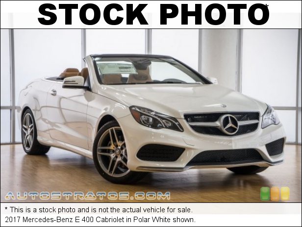 Stock photo for this 2017 Mercedes-Benz E 400 Cabriolet 3.0 Liter Turbocharged DOHC 24-Valve VVT V6 7 Speed Automatic