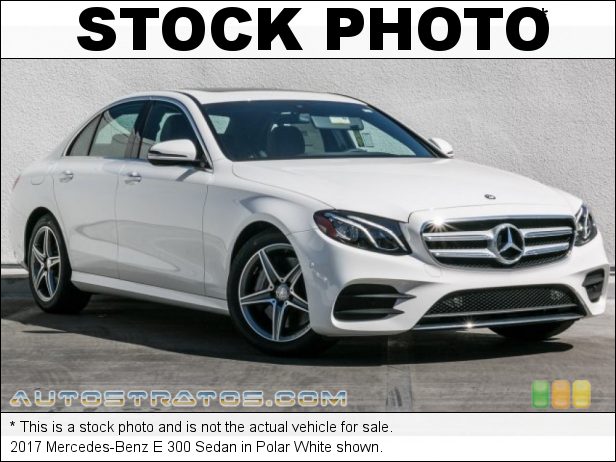 Stock photo for this 2017 Mercedes-Benz E 300 Sedan 2.0 Liter Turbocharged DOHC 16-Valve 4 Cylinder 9 Speed Automatic