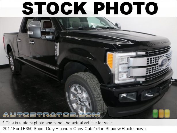 Stock photo for this 2017 Ford F350 Super Duty Crew Cab 4x4 6.7 Liter OHV 32-Valve Power Stroke Turbo-Diesel V8 6 Speed TorqShift Automatic