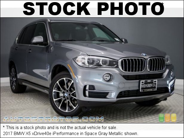 Stock photo for this 2017 BMW X5 xDrive40e iPerformance 2.0 Liter TwinPower Turbocharged DOHC 16-Valve VVT 4 Cylinder Ga 8 Speed Automatic