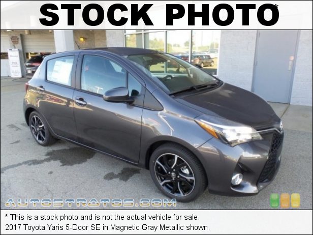 Stock photo for this 2017 Toyota Yaris 5-Door 1.5 Liter DOHC 16-Valve VVT-i 4 Cylinder 4 Speed Automatic