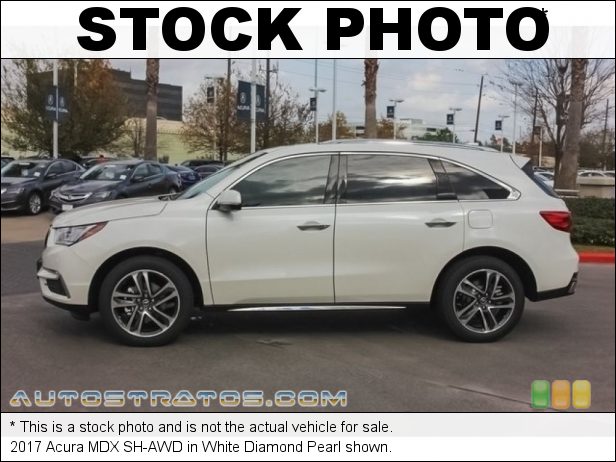 Stock photo for this 2017 Acura MDX SH-AWD 3.5 Liter DI SOHC 24-Valve i-VTEC V6 9 Speed Sequential SportShift Automatic