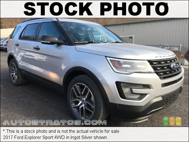 Stock photo for this 2017 Ford Explorer Sport 4WD 3.5 Liter DI Twin Turbocharged DOHC 24-Valve EcoBoost V6 6 Speed SelectShift Automatic