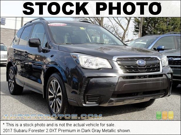 Stock photo for this 2017 Subaru Forester 2.0XT Premium 2.0 Liter DI Turbocharged DOHC 16-Valve VVT Flat 4 Cylinder Lineartronic CVT Automatic