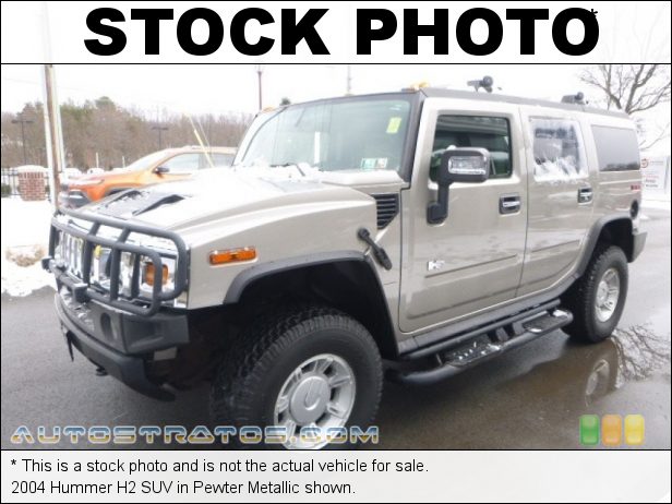 Stock photo for this 2004 Hummer H2 SUV 6.0 Liter OHV 16-Valve V8 4 Speed Automatic