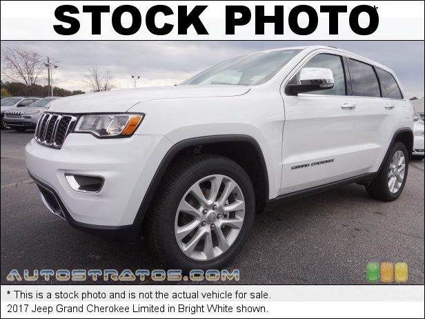 Stock photo for this 2017 Jeep Grand Cherokee Limited 3.6 Liter DOHC 24-Valve VVT V6 8 Speed Automatic