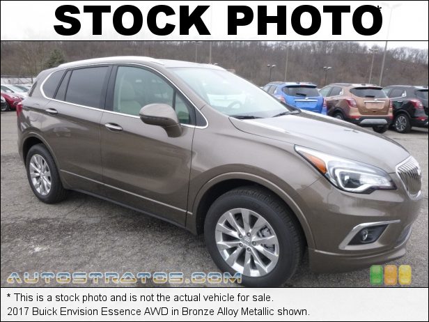 Stock photo for this 2017 Buick Envision Essence AWD 2.5 Liter DOHC 16-Valve VVT 4 Cylinder 6 Speed Automatic