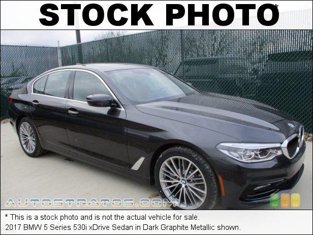 Stock photo for this 2017 BMW 5 Series 530i xDrive Sedan 2.0 Liter DI TwinPower Turbocharged DOHC 16-Valve VVT 4 Cylinder 8 Speed Sport Automatic