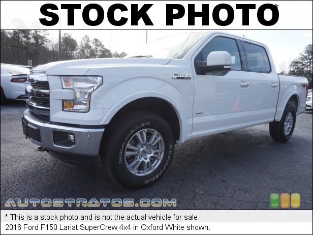 Stock photo for this 2016 Ford F150 SuperCrew 4x4 3.5 Liter DI Twin-Turbocharged DOHC 24-Valve EcoBoost V6 6 Speed Automatic