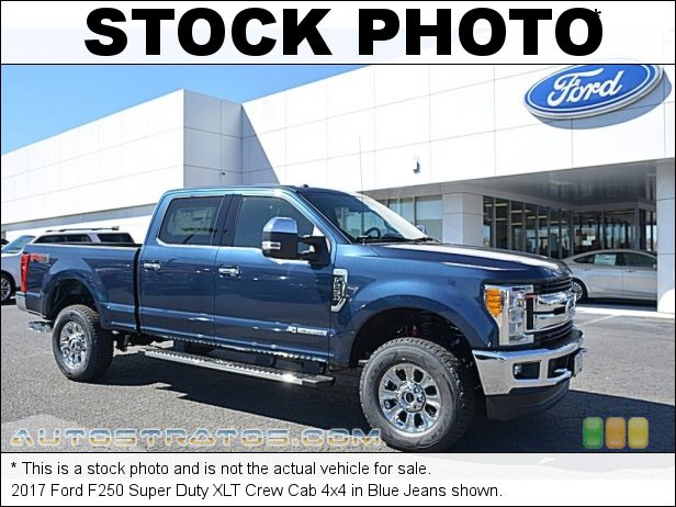 Stock photo for this 2017 Ford F250 Super Duty XLT Crew Cab 4x4 6.7 Liter Power Stroke OHV 32-Valve Turbo-Diesel V8 6 Speed Automatic