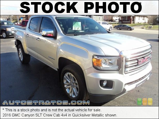 Stock photo for this 2016 GMC Canyon SLT Crew Cab 4x4 3.6 Liter DI DOHC 24-Valve VVT V6 6 Speed Automatic