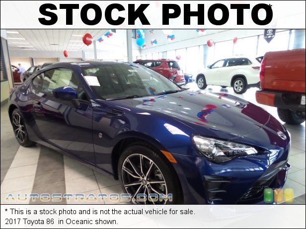 Stock photo for this 2017 Toyota 86  2.0 Liter DOHC 16-Valve Dual VVT Flat 4 Cylinder 6 Speed Automatic