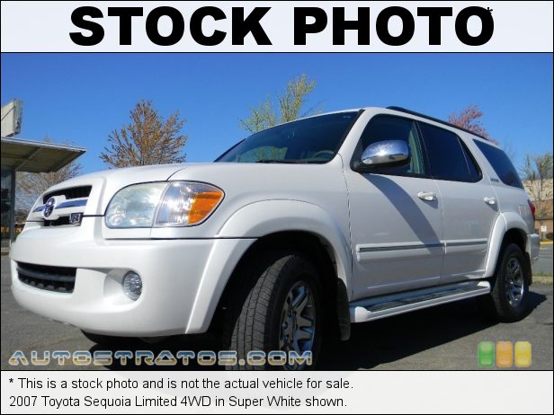 Stock photo for this 2007 Toyota Sequoia Limited 4WD 4.7L DOHC 32V i-Force V8 5 Speed Automatic