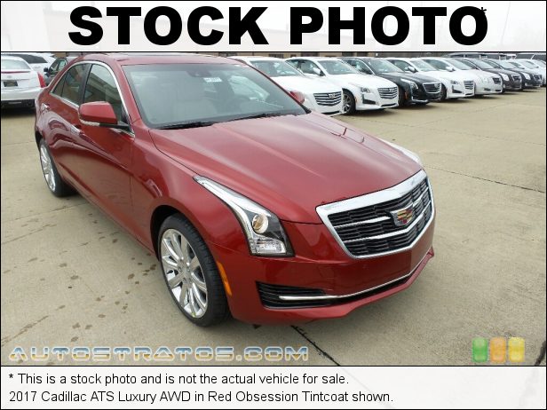 Stock photo for this 2017 Cadillac ATS Luxury AWD 2.0 Liter Twin-Scroll turbocharged DI DOHC 16-Valve VVT 4 Cylind 8 Speed Automatic