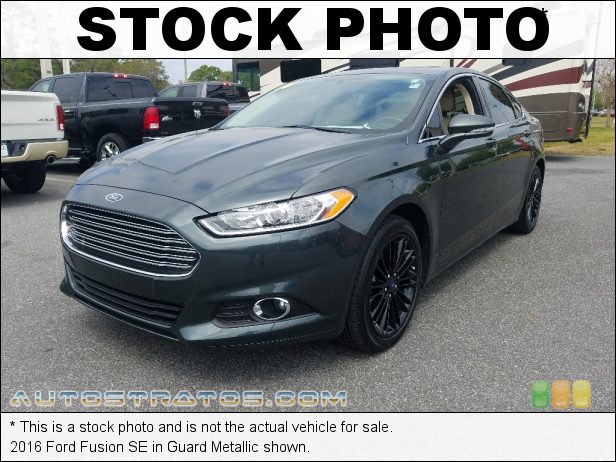Stock photo for this 2016 Ford Fusion SE 2.0 Liter EcoBoost DI Turbocharged DOHC 16-Valve Ti-VCT 4 Cylind 6 Speed SelectShift Automatic