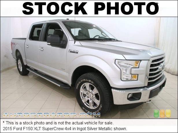 Stock photo for this 2015 Ford F150 SuperCrew 4x4 3.5 Liter EcoBoost DI Turbocharged DOHC 24-Valve V6 6 Speed Automatic