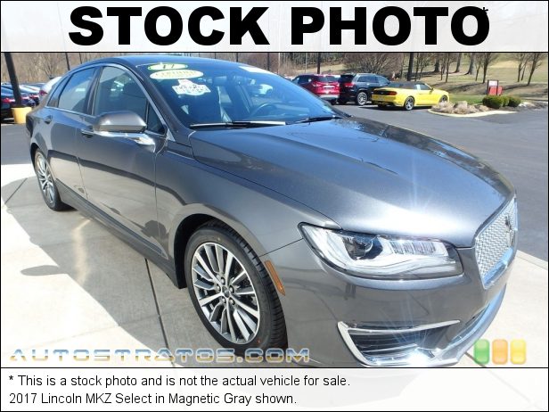 Stock photo for this 2017 Lincoln MKZ Select 2.0 Liter GTDI Turbocharged DOHC 16-Valve Ti-VCT 4 Cylinder 6 Speed Automatic