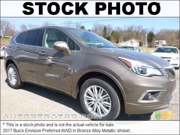 Stock photo for this 2017 Buick Envision Preferred AWD 2.5 Liter DOHC 16-Valve VVT 4 Cylinder 6 Speed Automatic