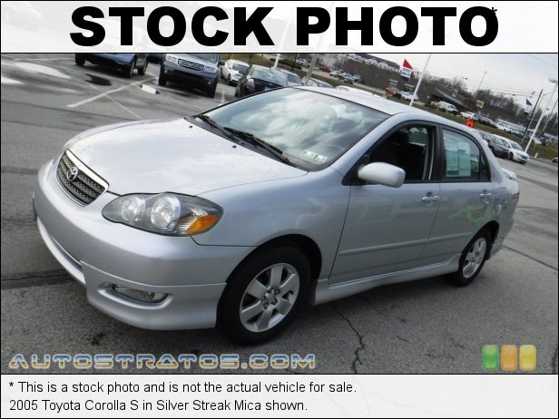 Stock photo for this 2005 Toyota Corolla  1.8L DOHC 16V VVT-i 4 Cylinder 4 Speed Automatic