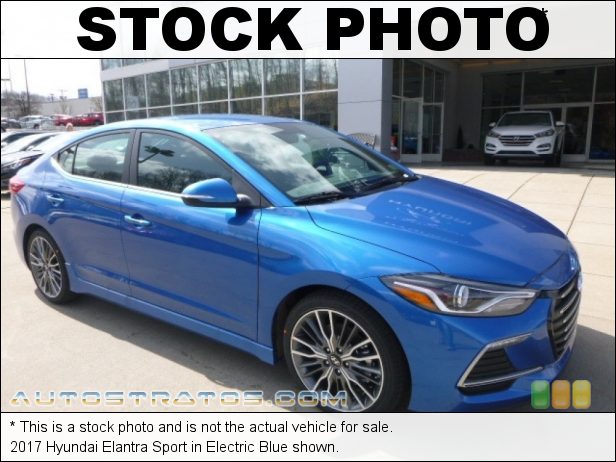 Stock photo for this 2017 Hyundai Elantra Sport 1.6 Liter Turbocharged DOHC 16-valve 4 Cylinder 7 Speed DCT Automatic