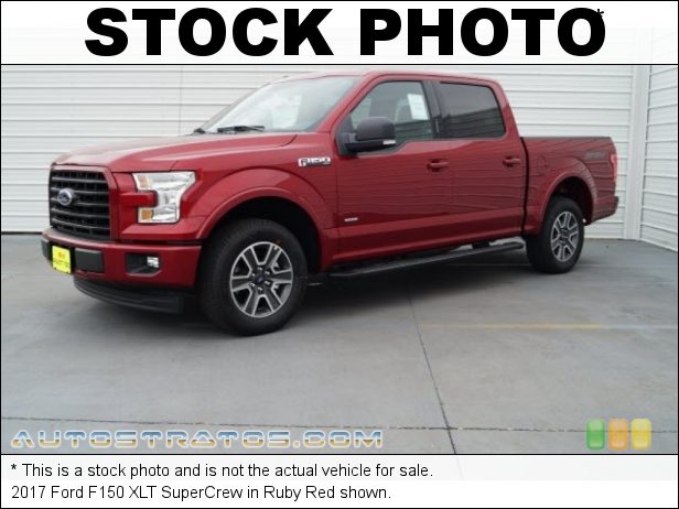 Stock photo for this 2017 Ford F150 XLT SuperCrew 2.7 Liter DI Twin-Turbocharged DOHC 24-Valve EcoBoost V6 6 Speed Automatic