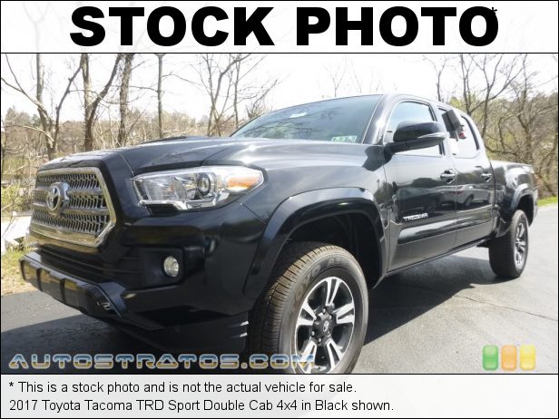 Stock photo for this 2017 Toyota Tacoma TRD Off Road Double Cab 4x4 3.5 Liter DOHC 24-Valve VVT-iW V6 6 Speed ECT-i Automatic