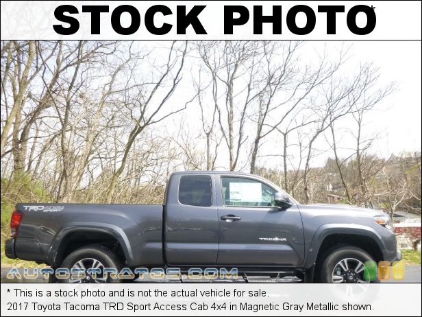 Stock photo for this 2017 Toyota Tacoma Cab 4x4 3.5 Liter DOHC 24-Valve VVT-iW V6 6 Speed ECT-i Automatic