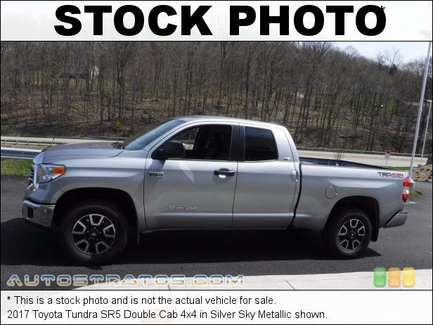 Stock photo for this 2015 Toyota Tundra SR5 Double Cab 4x4 5.7 Liter DOHC 32-Valve Dual VVT-i V8 6 Speed Automatic