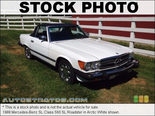 Stock photo for this 1988 Mercedes-Benz SL Class 560 SL Roadster 5.6 Liter SOHC 16-Valve V8 4 Speed Automatic