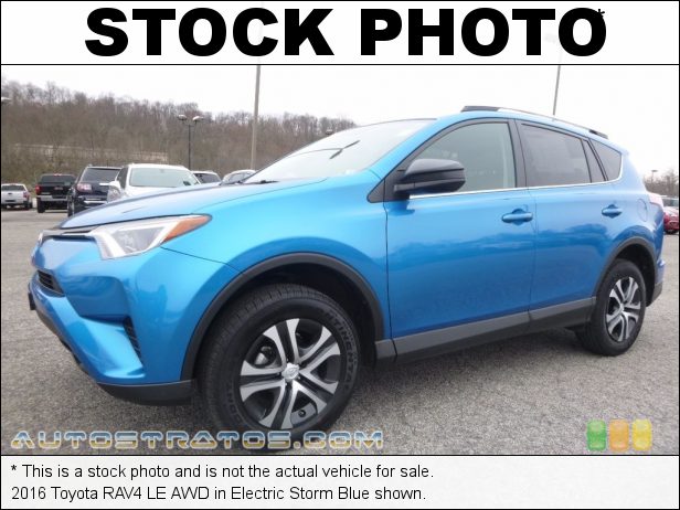 Stock photo for this 2016 Toyota RAV4 LE AWD 2.5 Liter DOHC 16-Valve Dual VVT-i 4 Cylinder 6 Speed ECT-i Automatic