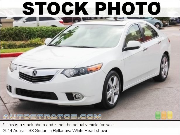 Stock photo for this 2014 Acura TSX Sedan 2.4 Liter DOHC 16-Valve i-VTEC 4 Cylinder 5 Speed Sequential SportShift Automatic