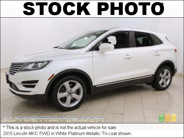 Stock photo for this 2015 Lincoln MKC FWD 2.0 Liter DI Turbocharged DOHC 16-Valve Ti-VCT EcoBoost 4 Cylind 6 Speed SelectShift Automatic