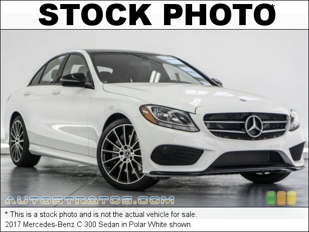 Stock photo for this 2017 Mercedes-Benz C 300 Sedan 2.0 Liter DI Turbocharged DOHC 16-Valve VVT 4 Cylinder 7 Speed Automatic