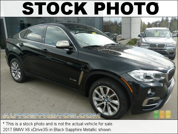 Stock photo for this 2017 BMW X6 xDrive35i 3.0 Liter TwinPower Turbocharged DOHC 24-Valve VVT  Inline 6 Cyl 8 Speed Sport Automatic