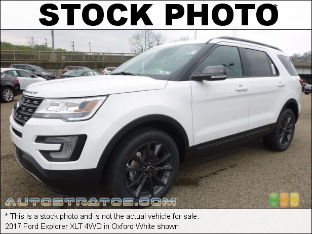 Stock photo for this 2017 Ford Explorer XLT 4WD 3.5 Liter DOHC 24-Valve TiVCT V6 6 Speed SelectShift Automatic
