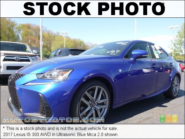 Stock photo for this 2017 Lexus IS 300 AWD 3.5 Liter DOHC 24-Valve VVT-i V6 6 Speed Automatic