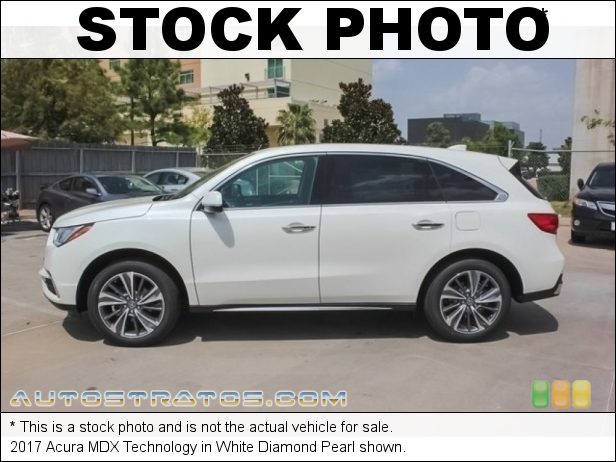 Stock photo for this 2017 Acura MDX Technology 3.5 Liter DI SOHC 24-Valve i-VTEC V6 9 Speed Sequential SportShift Automatic