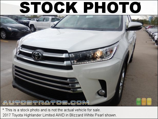 Stock photo for this 2017 Toyota Highlander Limited AWD 3.5 Liter DOHC 24-Valve Dual VVT-i V6 8 Speed ECT-i Automatic