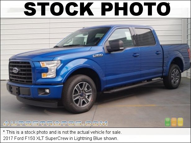 Stock photo for this 2017 Ford F150 XLT SuperCrew 5.0 Liter DOHC 32-Valve Ti-VCT E85 V8 6 Speed Automatic