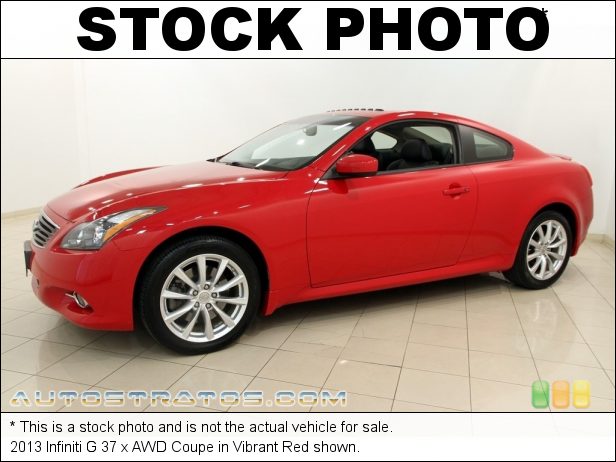 Stock photo for this 2013 Infiniti G 37 x AWD Coupe 3.7 Liter DOHC 24-Valve CVTCS V6 7 Speed ASC Automatic