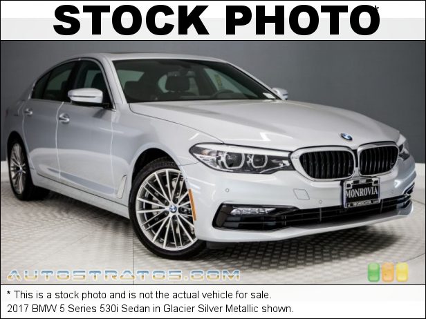Stock photo for this 2017 BMW 5 Series 530i Sedan 2.0 Liter DI TwinPower Turbocharged DOHC 16-Valve VVT 4 Cylinder 8 Speed Sport Automatic