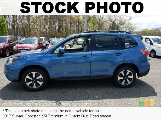 Stock photo for this 2017 Subaru Forester 2.5i Premium 2.5 Liter DOHC 16-Valve VVT Flat 4 Cylinder Lineartronic CVT Automatic