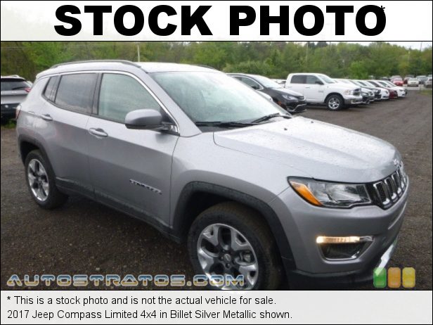 Stock photo for this 2017 Jeep Compass Limited 4x4 2.4 Liter DOHC 16-Valve VVT 4 Cylinder 9 Speed Automatic