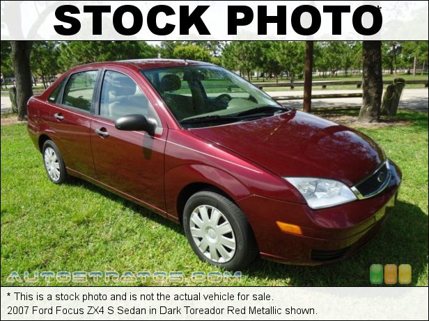 Stock photo for this 2007 Ford Focus ZX4 Sedan 2.0 Liter DOHC 16-Valve 4 Cylinder 4 Speed Automatic