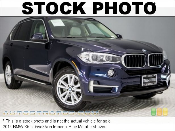 Stock photo for this 2014 BMW X5 sDrive35i 3.0 Liter DI TwinPower Turbocharged DOHC 24-Valve VVT Inline 6 C 8 Speed Steptronic Automatic