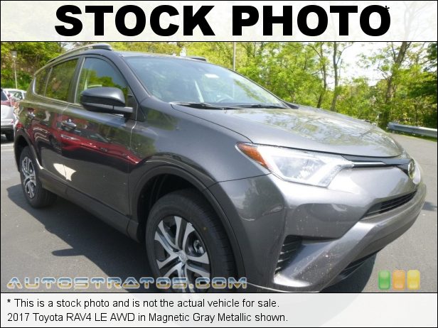 Stock photo for this 2017 Toyota RAV4 LE AWD 2.5 Liter DOHC 16-Valve Dual VVT-i 4 Cylinder 6 Speed ECT-i Automatic
